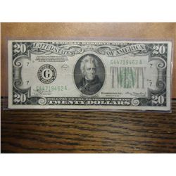 1934-A $20 FRN GREEN SEAL