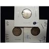 Image 1 : 1892,93 & 97 BARBER DIMES