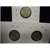 Image 2 : 1892,93 & 97 BARBER DIMES