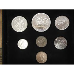 1974 CANADA DOUBLE CENT SET