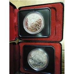 2-1978 CANADA XI GAMSES .75 OZ. ASW PROOF