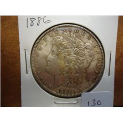 1886 MORGAN SILVER DOLLAR