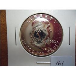 1962 FRANKLIN HALF DOLLAR GEM PROOF