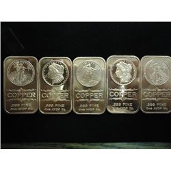 5-1 OUNCE ADVP COPPER INGOTS