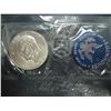 1974-S IKE SILVER DOLLAR (UNC) (BLUE PACK)