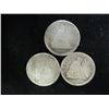 Image 1 : 1861,76-S & 77-S SEATED LIBERTY QUARTERS