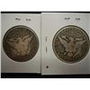 Image 2 : 1901 & 01-O BARBER HALF DOLLARS
