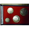 Image 2 : 1972 BAILIWICH OF JERSEY 4 COIN SILVER MINT SET