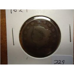 1821 US LARGE CENT