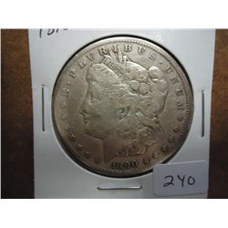 1890-CC MORGAN SILVER DOLLAR