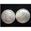 Image 1 : 1960-D & 67 SILVER HALF DOLLARS