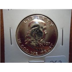 1957 FRANKLIN HALF DOLLAR GEM PROOF
