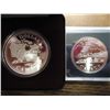 2-1981 CANADA RAILROAD DOLLARS UNC AND PROOF