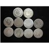 Image 2 : 10 ASSORTED SEATED LIBERTY DIMES