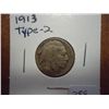 1913 TYPE II BUFFALO NICKEL (VERY FINE)