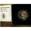 Image 1 : 1988 UNITED KINGDOM SILVER PF 1 POUND COIN
