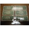 Image 2 : 6 ASSORTED 1957 $1 SILVER CERTIFICATES