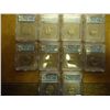 Image 1 : 10 ASSORTED ICG BUFFALO NICKEL SLABS
