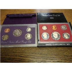 1980 & 93 US PROOF SETS (WITH BOXES)