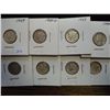 Image 1 : 8 ASSORTED MERCURY DIMES