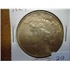 Image 1 : 1924 PEACE SILVER DOLLAR