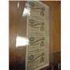 Image 2 : UNCUT SHEET OF 4-1886 LOUISIANA BABY BONDS
