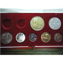 PARTIAL 1967 SOUTH AFRICAN PF SET 7 COINS