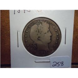 1895-O BARBER HALF DOLLAR