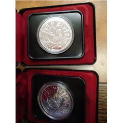 2-1978 CANADA XI GAMES PROOF .75 OZ. ASW