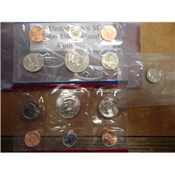 1996 US MINT SET (UNC) P/D (WITH ENVELOPE)