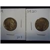 Image 1 : 1919- AND 1920 BUFFALO NICKELS BOTH EF