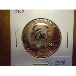 1963 FRANKLIN HALF DOLLAR GEM PROOF