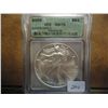 Image 1 : 2004 AMERICAN SILVER EAGLE ICG MS70