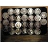 Image 1 : 25 ASSORTED 1968-97 WASHINGTON QUARTERS PF