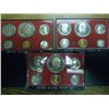 Image 1 : 1973,1975 & 76 US PROOF SETS (WITH NO BOXES)