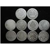 Image 2 : 10 ASSORTED SEATED LIBERTY DIMES 30'S-80'S