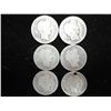 Image 1 : 6 ASSORTED BARBER DIMES