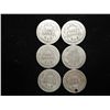 Image 2 : 6 ASSORTED BARBER DIMES