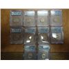 Image 1 : 10 ASSORTED ICG BUFFALO NICKEL SLABS