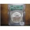 Image 1 : 2000 AMERICAN SILVER EAGLE ICG MS69