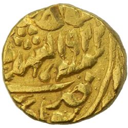 JAIPUR: Madho Singh II, 1880-1922, AV mohur (10.84g), Sawai Jaipur, 1922 year 43