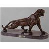 Image 1 : "Panther" Bronze Sculpture - Barye