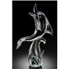 Image 1 : Beautiful Art Glass Blue Dolphin
