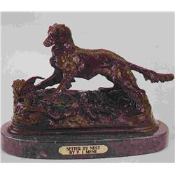 "Setter - Nest" Bronze Sculpture - Mene