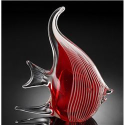 Beautiful Art Glass Angel Fish