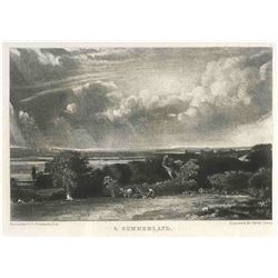 Sir John Constable / David Lucas Mezzotint