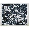 Image 1 : Franz Marc Woodcut "Aus Der Tierlegende"