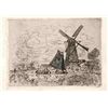 Image 1 : Jongkind Original Etching "Near Rotterdam"