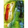 Image 1 : Marc Chagall "Daphne & Chloe Beside Fountain"