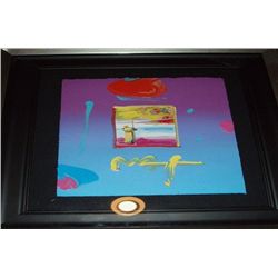 "Sage 2" Peter Max Original Mixed Media